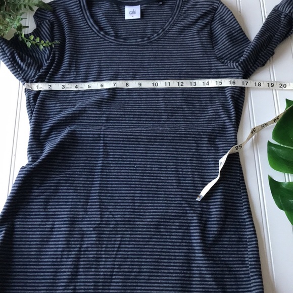 Cabi 3808 striped grey black top long sleeve - Picture 3 of 7